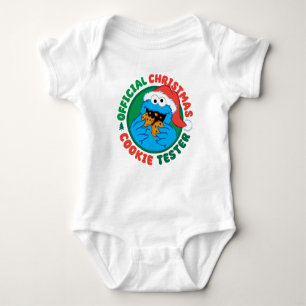 Body Para Bebé Cookie Monster   Navidades oficiales Cookie Tester