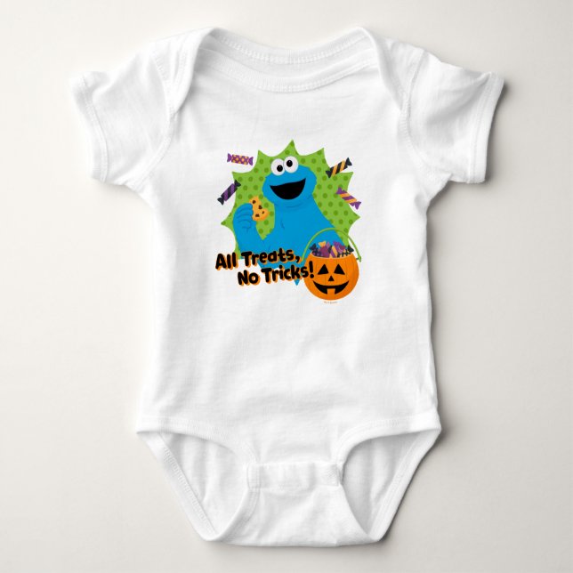 Body Para Bebé Cookie Monster | ¡Todos los tratamientos, sin truc (Anverso)