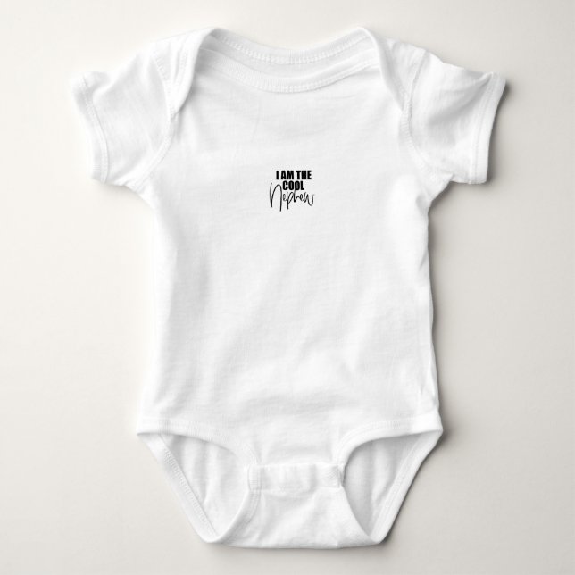 Body Para Bebé Cool Baby Nephew Aunt Auntie Funny Quote  (Anverso)