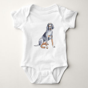 Body Para Bebé Coonhound Bluetick