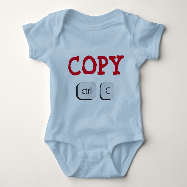 Body Para Bebé Copiar gemelo (Anverso)