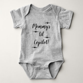 Body Para Bebé Copilot de C-17A Globemaster Baby Bodysuit Mommy