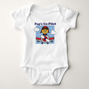 Body Para Bebé Copiloto de Pop - Avión Lindo