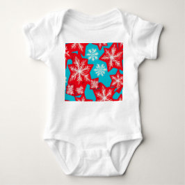 Body Para Bebé Copos de nieve