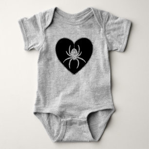 Body Para Bebé Corazón araña