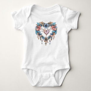 Body Para Bebé Corazón bohemio