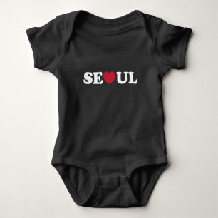 Body Para Bebé Corazón de amor de Seúl