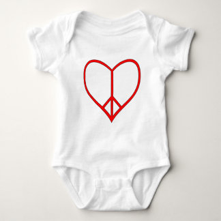 Body Para Bebé Corazón de la Paz