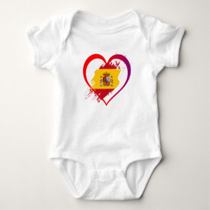 Body Para Bebé Corazón español