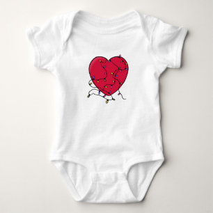 Body Para Bebé Corazón Ligero