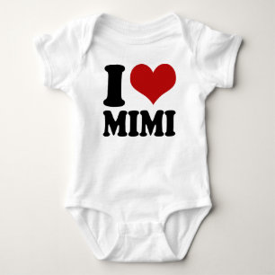 Body Para Bebé Corazón lindo Mimi de I