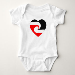 Body Para Bebé Corazón maorí