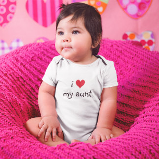 Body Para Bebé Corazón mi tía