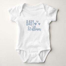 Body Para Bebé Corazón nombre de bebé personalizado niño