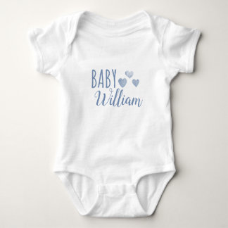 Body Para Bebé Corazón nombre de bebé personalizado niño
