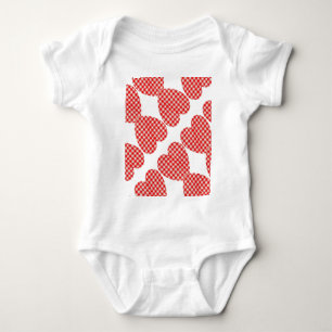 Body Para Bebé Corazón rojo bebé y amor