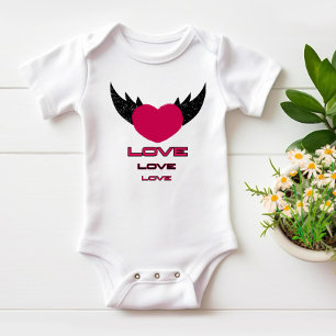 Body Para Bebé Corazón volador