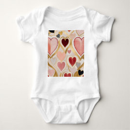 Body Para Bebé Corazones de amor