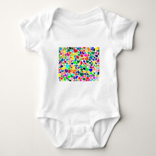 Body Para Bebé corazones de arcoiris valentosos