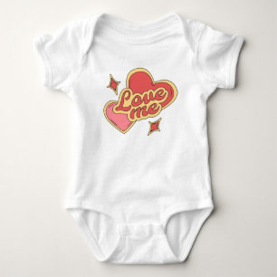 Body Para Bebé Corazones y Estrellas al Estilo de los 80