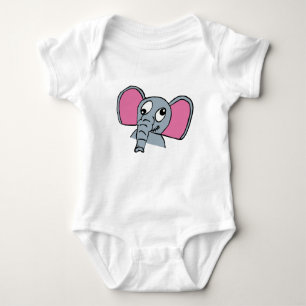 Body Para Bebé Cordelia Elephant Baby One-sie Baby Bodysuit