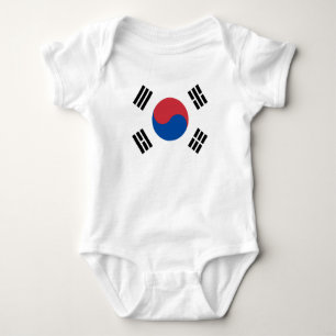 Body Para Bebé Corea del Sur Seúl Asia Bandera coreana Viaje