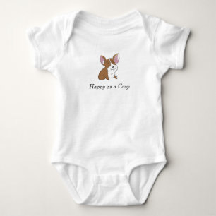 Body Para Bebé Corgi del bebé