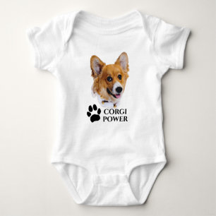 Body Para Bebé Corgi Power