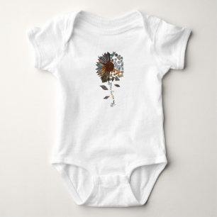Body Para Bebé Corgi Sunflower Eres Mi Perro Corgi