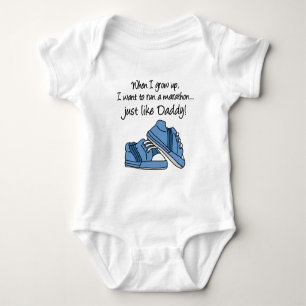 Body Para Bebé Corre la maratón como papá