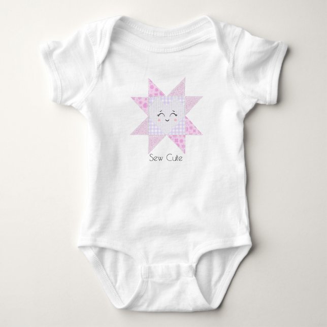 Body Para Bebé Cose hermoso enterizo (Anverso)