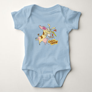 Body Para Bebé Cow and Chicken Hug Graphic