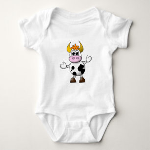 Body Para Bebé Cow Personalizado divertida
