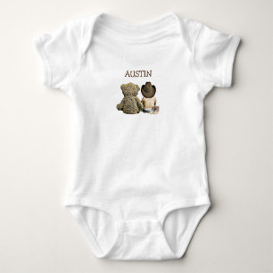 Body Para Bebé Cowboy y Teddy Bear Baby One Piece