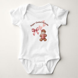 Body Para Bebé Cozy Christmas Gingerbread Coquette Sweet