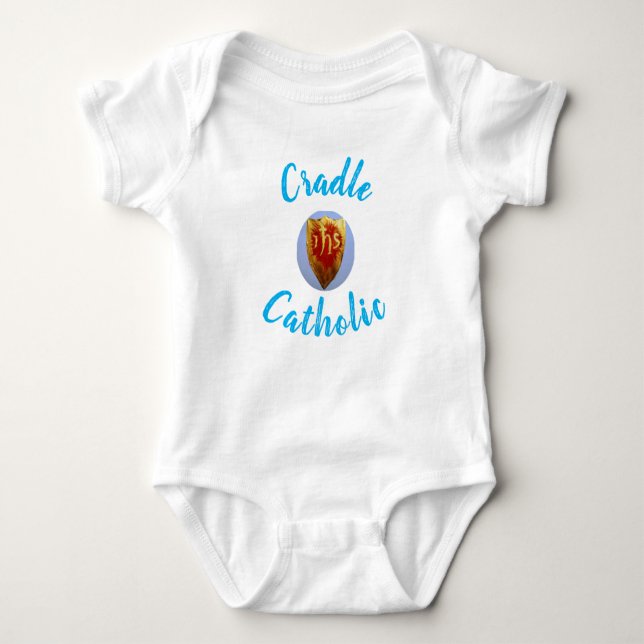 Body Para Bebé "Cradle Catholic" personalizado (Anverso)