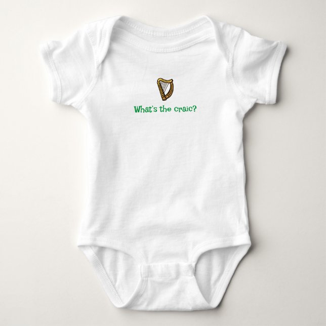 Body Para Bebé Craic baby bodysuit (Anverso)