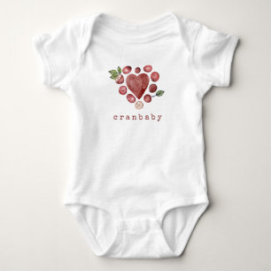 Body Para Bebé Cranberry acuarela