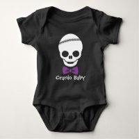 Cranio Baby Boy Skull con bolas moradas