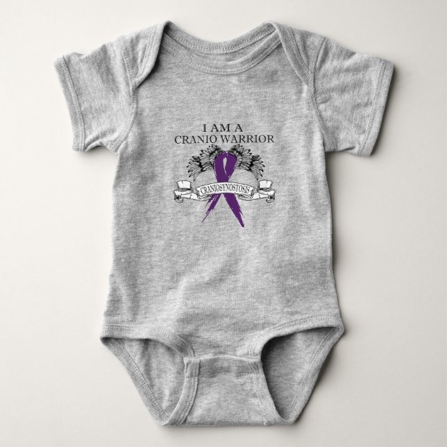 Body Para Bebé Cranio Warrior (Anverso)