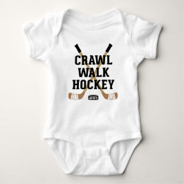 Body Para Bebé Crawaddy Walk Hockey Cute Funny Infant Bodysuit Ne
