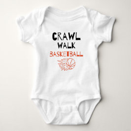Body Para Bebé Crawl Walk Basketball Cute Basketball Buddy