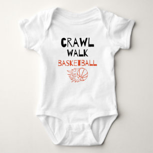 Body Para Bebé Crawl Walk Basketball Cute Basketball Buddy