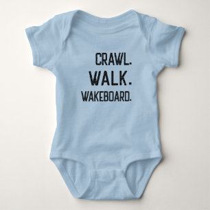 Body Para Bebé Crawl Walk Board, lindo wakeboarder