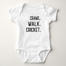 Body Para Bebé Crawl Walk Cricket, Lindo Amante del Cricket