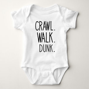 Body Para Bebé Crawl Walk Dunk - Baloncesto