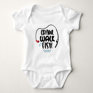 Body Para Bebé Crawl Walk Fish