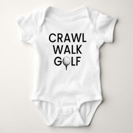 Body Para Bebé Crawl Walk Golf Dad