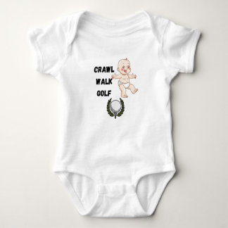 Body Para Bebé crawl walk golf golfer golfing baby bodysuit
