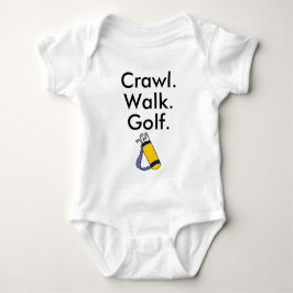 Body Para Bebé Crawl Walk Golf Golfer Golfing Baby Bodysuit